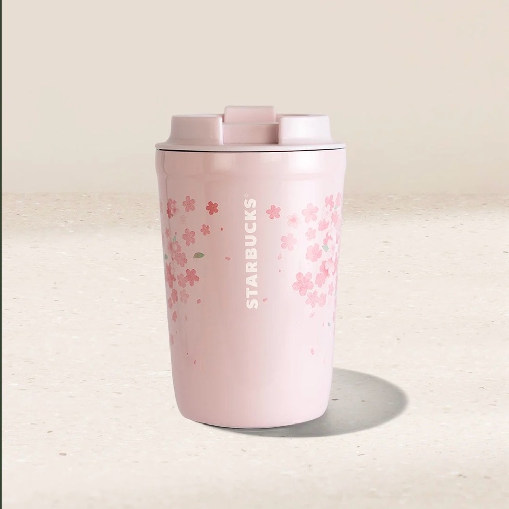 Starbucks Pink Sakura🌸 Floral 2026 Tumbler 12oz